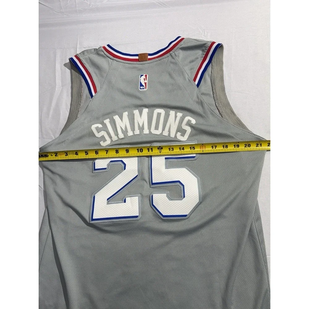 Ben‎ Simmons Nike Sixers City Edition Swingman Jersey Size 50 TALL Men's - Picture 7 of 8